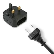 European plug adapter to uk. 2 Pole Euro Europe Eu Plug To 3 Pin Uk Plug Fused Converter Mains Socket Adapter 5055329050781 Ebay