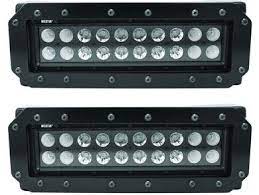 Westin's new hdx flush mount led kit installs onto our hdx grille guard punch plate with adjustable slider brackets that fit most 6 to 10 double row led light bars. Westin Hdx B Force 10 Flush Mount Led Light Bars Realtruck