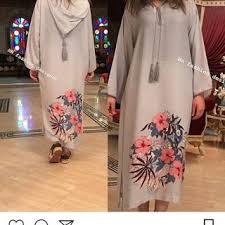 الرسم على الثوب إبداع مميز على الجلابة المغربية موديلات متنوعة fashion design clothes trending fashion outfits morocco fashion