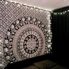 Alibaba.com offers 2,325 elephant wall tapestry products. Black And White Indian Elephant Mandala Tapestry Wall Hanging Hippie Bedspread Royalfurnish Com Wall Tapestry Bedroom Room Decor Bedroom Rose Gold Mandala Tapestries Wall Hangings