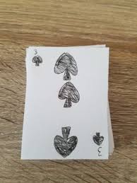 The paper between each of the cuts will form a tab that you'll secure your pop up art to. Easy To Make Paper Playing Cards 3 Steps Instructables
