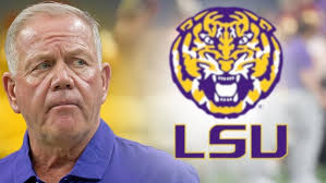 LSU coach Brian Kelly, Garrett Nussmeier, Harold Perkins and Mason Taylor  exuded optimism