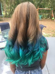 Josh adds that cool and ashy tones look great on those with blue eyes and fair skin that contains some red undertone. Ombre Dark To Light Blue Mermaid Hair Ombre Hair Blonde Mermaid Hair Color Colored Hair Tips