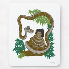 Disney Jungle Book Kaa with Mowgli Mouse Pad | Zazzle