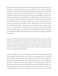 Kebanyakan kilang mempunyai kesatuan yang menyediakan pekerja dengan bantuan material: Doc General Motors Company Juga Dikenali Sebagai General Motors Chelak Chomot Academia Edu