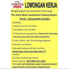 Lowongan kerja kurir bukalapak maret 2021 jobindo com from jobindo.com. Lowongan Kerja Part Time Bekasi Terbaru