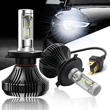 Autofeel H4 Hb2 9003 Led Headlight Bulbs 84w 8000lm 6500k Cool White High Low Beam With Cree Chips 1 Year Warranty Http Headlight Bulbs Led Lights Bulb