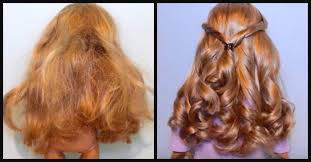 Take your thumbs in her hair and wrap a circle in the crown of her head. The Easy Trick To Making An American Girl Doll Look Brand Spanking New Littlethings Com