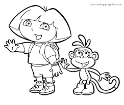 Dora The Explorer Coloring Pages Dora The Explorer Color Page Cartoon Characters Coloring Pages Colo Coloring Pages Cute Coloring Pages Nemo Coloring Pages