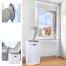 This method uses the window vent insert that comes with the portable air conditioner, coupled with a piece of rigid foam or plywood to block the rest of the window. Ac Airlock Universal Window Seal For All Mobile Air Conditioners Appliances Direct