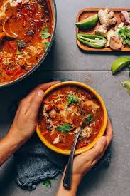 1 Pot Pumpkin Black Bean Soup Minimalist Baker Recipes Recipe Black Bean Soup Recipes Bean Soup