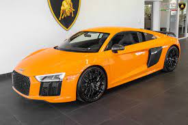 2018 Solar Orange Audi R8 V10 Plus Coupe Audi R8 V10 Plus Audi R8 V10 Audi R8