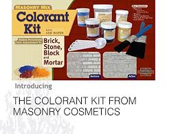 Instant mortar match allows you to: Masonry Cosmetics Brick Staining Colorant Kit Amazon Ae