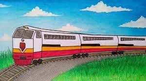 Cara lukis kereta api brad erva doce info. Cara Menggambar Kereta Api Menggambar Dan Mewarnai Kereta Api Yang Mudah Youtube