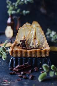 Coffee Panna Cotta And Pear Mousse Tart Desserts Food Sweet Recipes