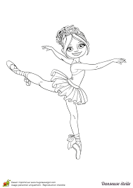 Tu trouveras plein de bêtisiers de danse dans ces vidéos. Petit Saut D Un Coloriage De Danseuse Etoile