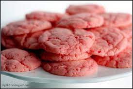 Big K Little G Easy Bake Cookies From Boxed Cake Mix Recipe Strawberry Cake Mix Cookies Cake Mix Cookie Recipes Easy No Bake Cookies