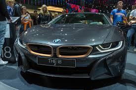 How much does bmw i8 cost? Front View Of Phev Sports Car Bmw I8 Coupe During An International Car Show Creative Commons Bilder