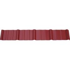 Union Corrugating 144 In Red Ribbed Steel Roof Panel Steel Roof Panels Roof Panels Corrugated