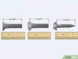 Set the end of the tape measure at one side of the inner threads of the nut. Simple Ways To Measure Screw Size 6 Steps With Pictures
