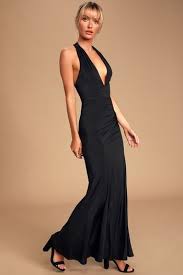 Find A Black Dress That S Far From Basic Affordable Stylish Black Dresses For Women And Tee Stylish Black Dress Ruched Maxi Dress Long Sleeve Babydoll Dress