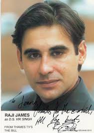 Raji James as DS Vik Singh ITV The Bill Hand Signed Cast Card Photo