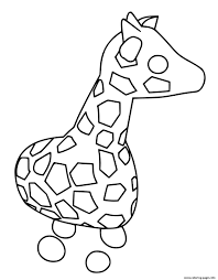 They entertain kids bringing out creative and artistic talents. Adopt Me Giraffe Coloring Pages Printable