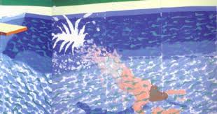 A Diver Paper Pool 17 By David Hockney David Hockney Hockney Impressionist Art