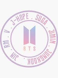 ot7 bts with new logo sticker by dexta affiliate bts logo dexta sticker ad bts birthdays bts shirt bts army logo