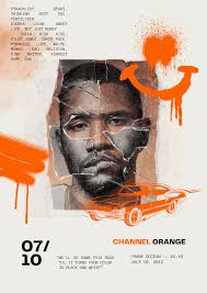Frank Ocean- Channel Orange poster/sticker by trinidadmarryperigrin