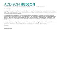 How to edit warehouse worker cover letter template. Best Warehouse Associate Cover Letter Examples Livecareer