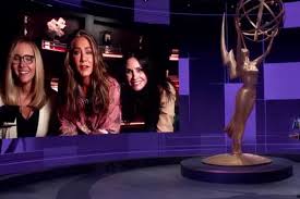America's six favorite friends are finally reunited after 17 years in highly anticipated hbo. Emmy Awards Zorgen Voor Mini Friends Reunie Het Belang Van Limburg Mobile