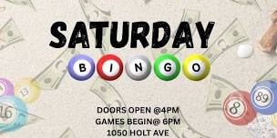 BINGO SATURDAY NIGHT!!!