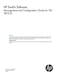 (mac mini os x 10.9.5). Hp 2530 24g Management And Configuration Guide For Ya Yb 15 16 Manualzz