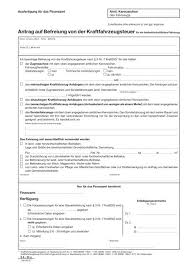 Januar 2013 keine strafen und zinsen für die verspätete einzahlung geschuldet. Antrag Auf Befreiung Von Der Kfz Steuer