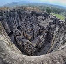The Kailasa Temple Was Carved Out Of One Single Rock Also Known As Cave 16 Of The Ellora Ca Beautiful Places To Travel India Travel Places Ancient Buildings