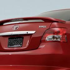 For the 2020 model year, full smartphone integration in both android auto and apple carplay functionality has been made standard in every model. Toyota Yaris Sedan 2 Post Painted Rear Spoiler With Light 2007 2008 2009 2010 2011 Shopsar Com