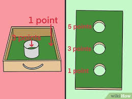 The distance between the boards should be 10' when you measure from the front of each board to the opposite one. How To Play Washers 12 Steps With Pictures Wikihow