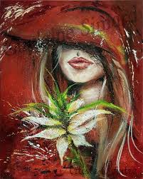 The color purple in a dream represents a brilliant, skillful and a beautiful woman, or it could mean fragrance, instability, sickness, love and harmony. Sens Rouge Red Meaning By Guylaine Simard Painting Artblr