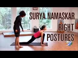 Surya Namaskar Part 1 Right Postures Youtube Yoga Inspiration Deviyogaforwomen Www Deviyogaforwomen Com Surya Namaskar Happy Yoga Day Yoga Day