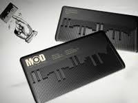 If you are going to order such custom die cut business cards, why not add on specialties to make the surface of your card really pop? Die Cut Business Cards