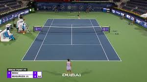 Also, the exit of top players like simona halep, bianca andreescu and naomi osaka might help the american in clinching her 24th major title. Muguruza Beats Begu To Reach Second Round In Dubai Video Dailymotion