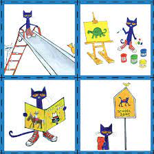 Download A Free Pete The Cat Card Matching Harpercollins Children S Books Pete The Cat Pete The Cat Activity Rocking In My School Shoes