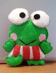 Keroppi Plush Tutorial Crafty Hobbies Felt Crafts Crafts
