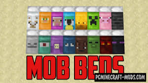 13+ minecraft bathroom designs, decorating ideas. Mob Beds Resource Pack For Minecraft 1 13 1 12 2 Pc Java Mods