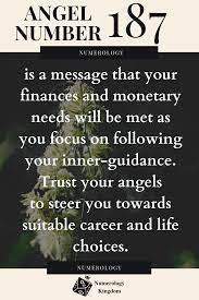 Divine Messages From The Universe Angel Number 187 Inner Guidance Trust Yourself Life Choices