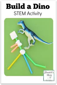 Build A Dino Stem Activity Build A Dinosaur Using Straws And Marshmallows Dinosaur Lesson Dinosaur Activities Dinosaurs Preschool