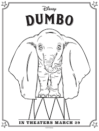 This is because, when coloring, children will train their imagination to choose the color that matches the image that will be colored. Dumbo Coloring Pages Free Printables April Golightly