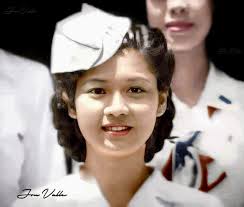 The young Imelda Romualdez Marcos, former First Lady of the Philippines.  Born