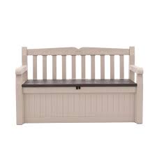 Great savings & free delivery / collection on many items. Eden 70 Gallon Storage Bench Deck Box For Patio Decor And Outdoor Seating Brown Yard Garden Outdoor Living Patio Garden Furniture